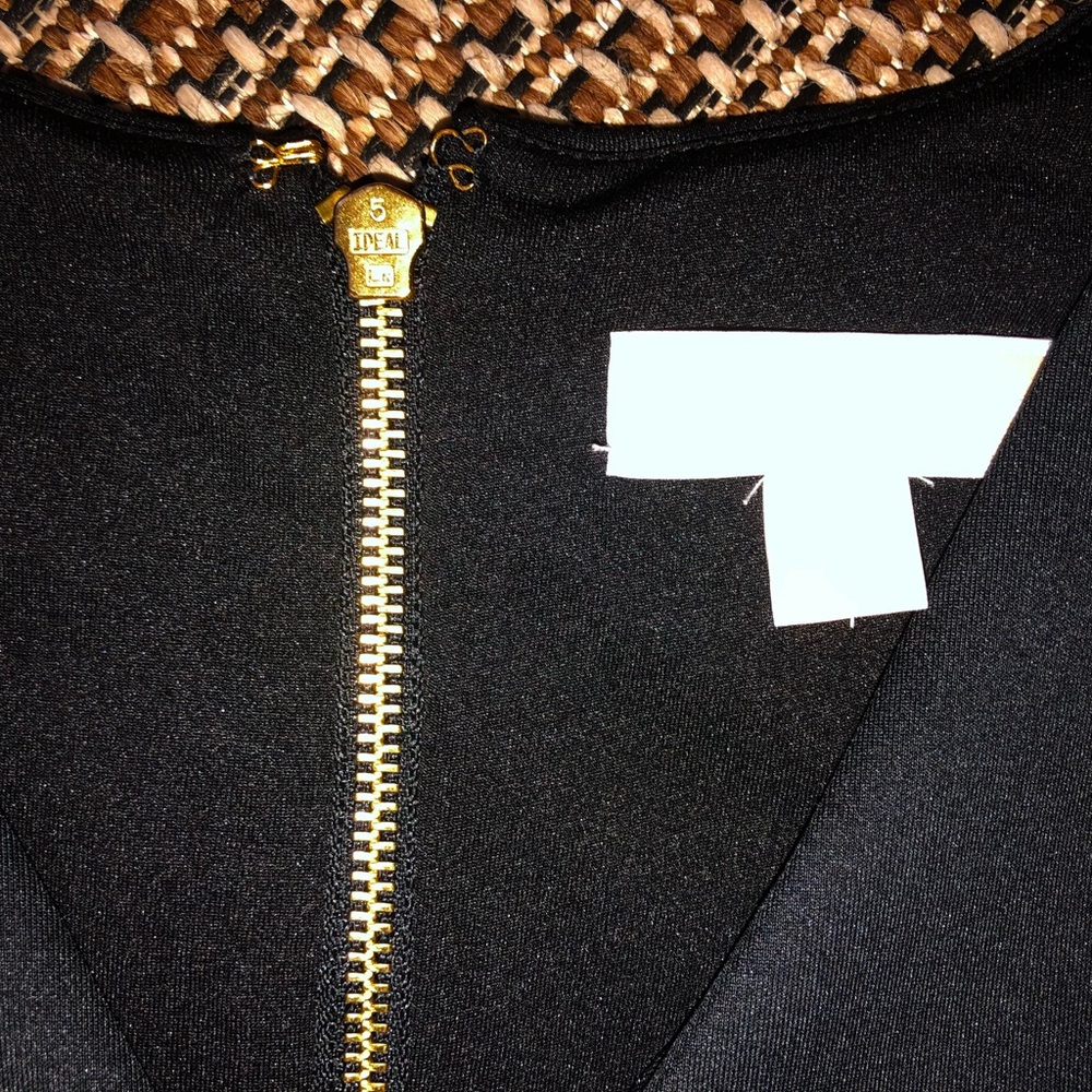 🩵2/$20 MIX&MATCH🔘MICHAEL Michael Kors Black Slvlss Full Back Zipper LBD -Size XS - Picture 3 of 9
